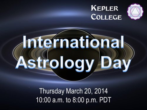 Join me at Kepler College's Astrology Day Cafe